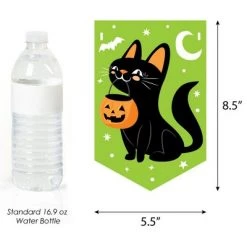 Big Dot of Happiness Jack-O'-Lantern Halloween - Birthday Party Bunting Banner - Party Decorations - Happy Birthday