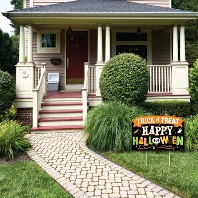 Big Dot of Happiness Jack-O'-Lantern Halloween - Kids Halloween Party Yard Sign Lawn Decorations - Trick or Treat Party Yardy Sign 2 Big Dot of Happiness Jack-O'-Lantern Halloween - Kids Halloween Party Yard Sign Lawn Decorations - Trick or Treat Party Yardy Sign - Image 2