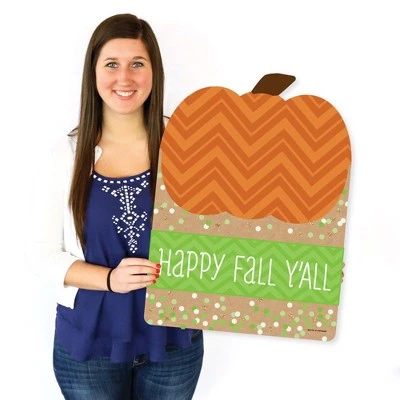 Big Dot of Happiness Pumpkin Patch - Party Decorations - Fall, Halloween or Thanksgiving Welcome Yard Sign 7 Big Dot of Happiness Pumpkin Patch - Party Decorations - Fall, Halloween or Thanksgiving Welcome Yard Sign - Image 7