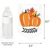 Big Dot of Happiness Fall Pumpkin - Halloween or Thanksgiving Party Bunting Banner - Party Decorations - Welcome Fall