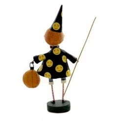 Lori Mitchell 8.25" Simon The Sorcerer Halloween - Decorative Figurines
