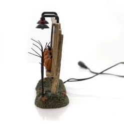 Department 56 Accessory 4.75" Lit Pumpkin Patch Billboard Halloween - Decorative Figurines