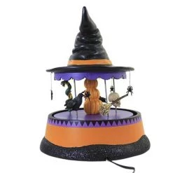 Department 56 Accessory 7.0" Haunted Scary Go Round Animated Halloween - Decorative Figurines