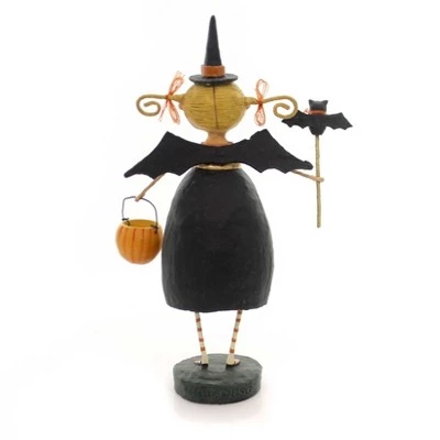 Lori Mitchell 8.25" Batty Betty Witch Bats Pumpkin Halloween - Decorative Figurines 1 Lori Mitchell 8.25" Batty Betty Witch Bats Pumpkin Halloween - Decorative Figurines