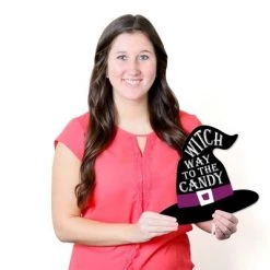 Big Dot of Happiness Happy Halloween - Yard Sign and Outdoor Lawn Decorations - Witch Party Yard Signs - Set of 8 -Halloween Decorations Sales Store unnamed file 2942