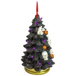 Northlight 12" Black LED Lighted Skull and Ghost Halloween Tree 6 Northlight 12" Black LED Lighted Skull and Ghost Halloween Tree -Halloween Decorations Sales Store unnamed file 2975