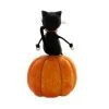 Lori Mitchell 6.0" Cat & Jack Halloween Pumpkin - Decorative Figurines