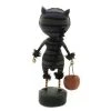 Lori Mitchell 6.5" Sour Puss Pumpkin Halloween Cat - Decorative Figurines
