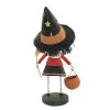 Lori Mitchell 7.75" Trixie Witch Halloween Pumpkin - Decorative Figurines