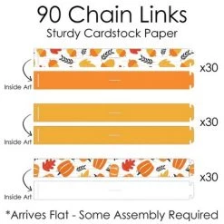 Big Dot of Happiness Fall Pumpkin - 90 Chain Links & 30 Paper Tassels Decoration Kit - Halloween or Thanksgiving Party Paper Chains Garland - 21 feet 9 Big Dot of Happiness Fall Pumpkin - 90 Chain Links & 30 Paper Tassels Decoration Kit - Halloween or Thanksgiving Party Paper Chains Garland - 21 feet -Halloween Decorations Sales Store unnamed file 302