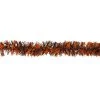 Northlight 50' Orange and Black Halloween Tinsel Garland - Unlit