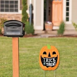 Big Dot of Happiness Jack-O'-Lantern Halloween - Outdoor Lawn Sign - Kids Halloween Party Yard Sign - 1 Piece