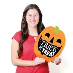 Big Dot of Happiness Jack-O'-Lantern Halloween - Outdoor Lawn Sign - Kids Halloween Party Yard Sign - 1 Piece -Halloween Decorations Sales Store unnamed file 3070