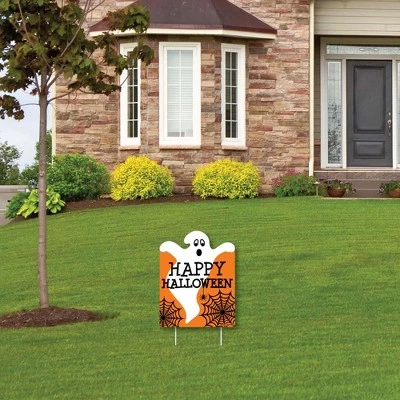 Big Dot of Happiness Spooky Ghost - Outdoor Lawn Sign - Halloween Party Yard Sign - 1 Piece 2 Big Dot of Happiness Spooky Ghost - Outdoor Lawn Sign - Halloween Party Yard Sign - 1 Piece - Image 2