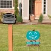 Big Dot of Happiness Teal Pumpkin - Outdoor Lawn Sign - Halloween Allergy Friendly Trick or Trinket Yard Sign - 1 Piece