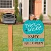Big Dot of Happiness Teal Pumpkin - Halloween Allergy Friendly Trick or Trinket Welcome Yard Sign