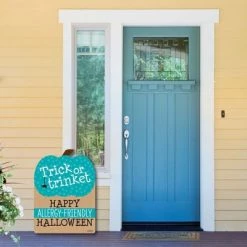 Big Dot of Happiness Teal Pumpkin - Halloween Allergy Friendly Trick or Trinket Welcome Yard Sign -Halloween Decorations Sales Store unnamed file 3092