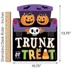 Big Dot of Happiness Trunk or Treat - Outdoor Lawn Sign - Halloween Car Parade Party Yard Sign - 1 Piece 8 Big Dot of Happiness Trunk or Treat - Outdoor Lawn Sign - Halloween Car Parade Party Yard Sign - 1 Piece -Halloween Decorations Sales Store unnamed file 3099