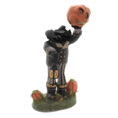 Charles Mcclenning 9.25" Headless Horseman Halloween Pumpkin Lantern - Decorative Figurines 2 Charles Mcclenning 9.25" Headless Horseman Halloween Pumpkin Lantern - Decorative Figurines - Image 2