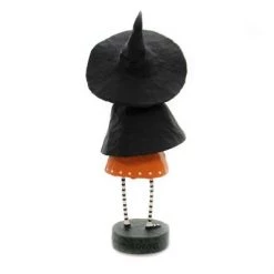 Lori Mitchell 7.5" Gretta Goodwitch Halloween Pumpkin Doll - Decorative Figurines