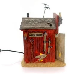 Department 56 House Hackmanns Blacksmith Shop Halloween Horse Snowvillage - Decorative Figurines