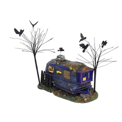 Department 56 House 10.0" Crackling Crow Caravan Halloween Snow Village - Decorative Figurines 1 Department 56 House 10.0" Crackling Crow Caravan Halloween Snow Village - Decorative Figurines