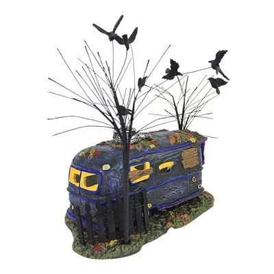 Department 56 House 10.0" Crackling Crow Caravan Halloween Snow Village - Decorative Figurines 2 Department 56 House 10.0" Crackling Crow Caravan Halloween Snow Village - Decorative Figurines - Image 2