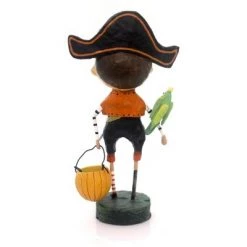 Lori Mitchell 6.0" Captain Kidd Halloween Pirate Parrot - Decorative Figurines