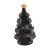 Roman Inc Halloween 12.0" 12" Led Vintage Black Tree Halloween Pumpkin Lighted - Decorative Figurines