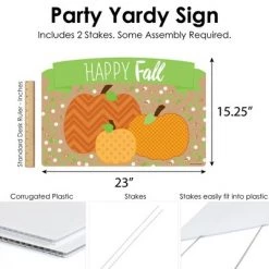 Big Dot of Happiness Pumpkin Patch - Fall, Halloween or Thanksgiving Party Yard Sign Lawn Decorations - Happy Fall Party Yardy Sign 9 Big Dot of Happiness Pumpkin Patch - Fall, Halloween or Thanksgiving Party Yard Sign Lawn Decorations - Happy Fall Party Yardy Sign -Halloween Decorations Sales Store unnamed file 320