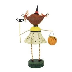 Lori Mitchell 7.5" Flirty Gertie Halloween Cat Mask - Decorative Figurines