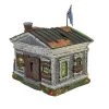 Department 56 House 8.5" Village Ghost Office Halloween Snow Village - Decorative Figurines