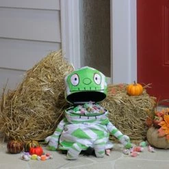 Northlight Musical Animated Mummy Children's Halloween Trick or Treat Bag -Halloween Decorations Sales Store unnamed file 3223