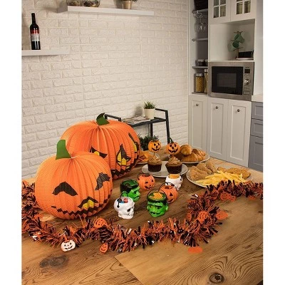 BLUE PANDA 24 Pack Spooky Candy Buckets for Trick or Treat, Halloween Party Decorations 2 BLUE PANDA 24 Pack Spooky Candy Buckets for Trick or Treat, Halloween Party Decorations - Image 2