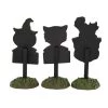 Department 56 Accessory 3.0" Halloween Signs Snow Village - Decorative Figurines