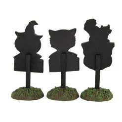 Department 56 Accessory 3.0" Halloween Signs Snow Village - Decorative Figurines