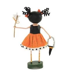 Lori Mitchell 6.5" Cat's Meow Halloween Black Cat Figurine - Decorative Figurines
