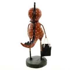 Lori Mitchell 6.0" Dinky Dinosaur Halloween Ghost Trick Treat - Decorative Figurines