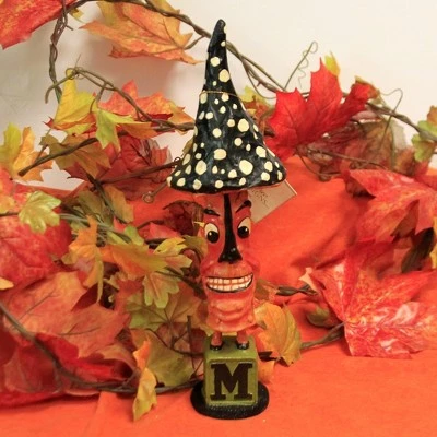 Bethany Lowe Designs Halloween 12.75" Shroom Figurine Mushroom Face - Decorative Figurines 2 Bethany Lowe Designs Halloween 12.75" Shroom Figurine Mushroom Face - Decorative Figurines - Image 2