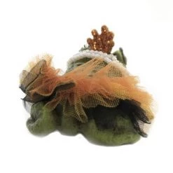 Bethany Lowe Designs Halloween 2.25" Miss October Prinecess Frog Crown - Decorative Figurines