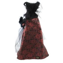 Karen Didion Originals Halloween 26.0" Black Widow Witch Crow Spider Wart - Decorative Figurines