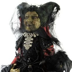 Karen Didion Originals Halloween 26.0" Black Widow Witch Crow Spider Wart - Decorative Figurines -Halloween Decorations Sales Store unnamed file 3360