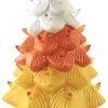 Transpac Halloween 12.25" Candy Corn Tree Light Up Battery - Decorative Figurines