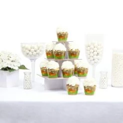 Big Dot of Happiness Pumpkin Patch - Fall, Halloween or Thanksgiving Party Decorations - Party Cupcake Wrappers - Set of 12