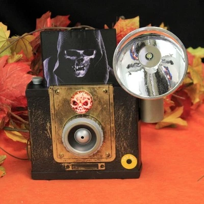 Roman Inc Halloween 9.25" Camera With Flash And Motion. Flash Muic Picture - Decorative Figurines 2 Roman Inc Halloween 9.25" Camera With Flash And Motion. Flash Muic Picture - Decorative Figurines - Image 2