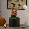 Mr. Halloween Animated Witch Kickers - Motion Activated - 16"