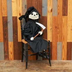 GALLERIE II Dunstan Grim Reaper Joe Spencer Gathered Traditions Halloween Art Doll Figure