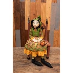 GALLERIE II Gwinette Witch Joe Spencer Gathered Traditions Halloween Art Doll Figure -Halloween Decorations Sales Store unnamed file 3460
