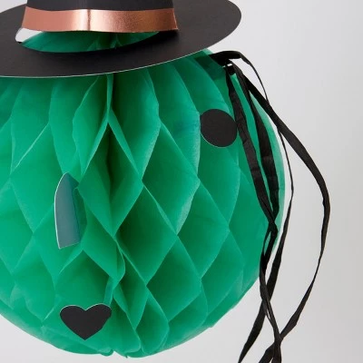 Meri Meri Vintage Halloween Honeycomb Heads (Pack of 4) 2 Meri Meri Vintage Halloween Honeycomb Heads (Pack of 4) - Image 2