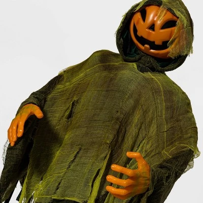 Hyde & EEK! Boutique Animated Swamp Pumpkin Ghoul Halloween Decorative Mannequin - Hyde & EEK! Boutique™ 2 Hyde & EEK! Boutique Animated Swamp Pumpkin Ghoul Halloween Decorative Mannequin - Hyde & EEK! Boutique™ - Image 2